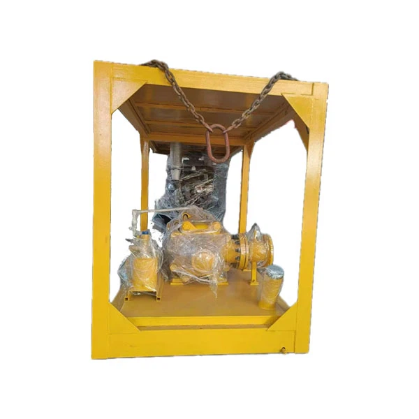 Diesel engine multistage pump set